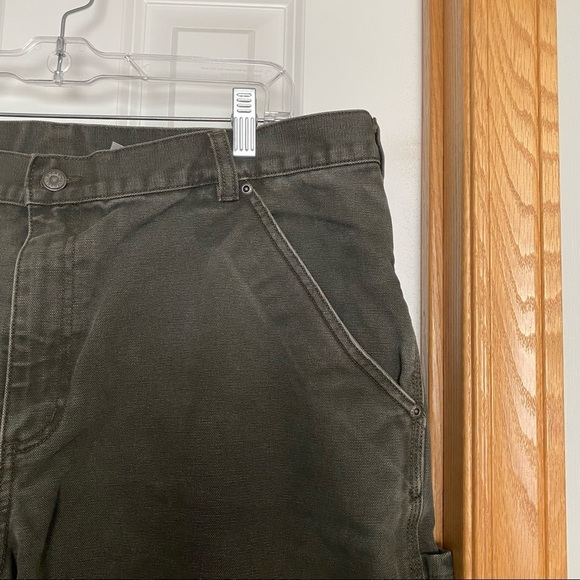 Sorel Army Green Heavy Duty Work Pants Size 38 - Picture 2 of 8